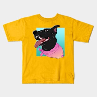 Perro Negro: Summer Fun Kids T-Shirt